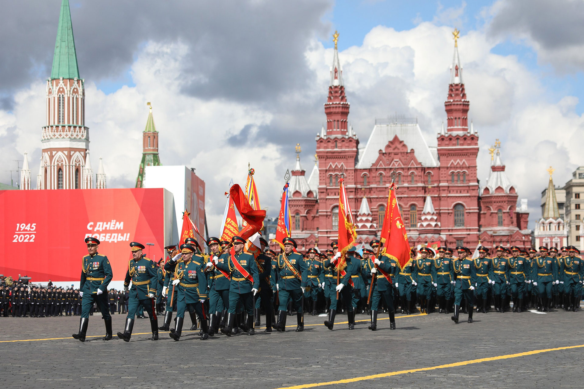 Парад в Москве, посвященный 77-й годовщине Победы в Великой Отечественной войне. 9 мая 2022 год