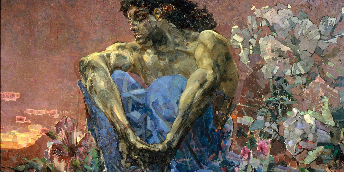Михаил Врубель, «Демон сидящий», 1890 год
